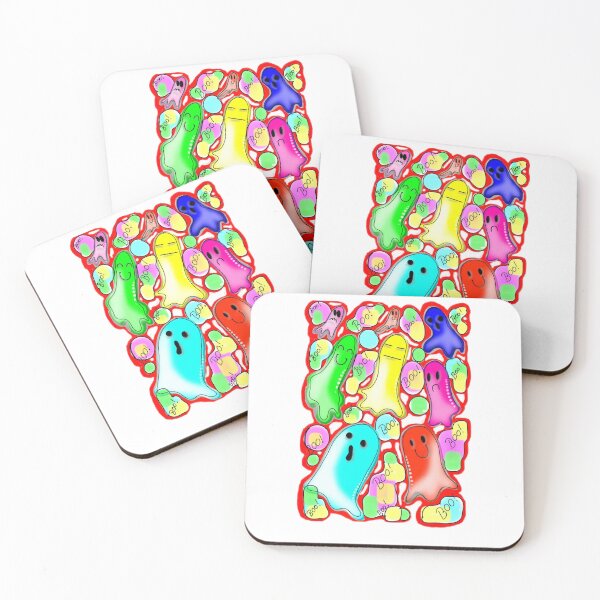 Item preview, Fantasmitas de colores designed and sold by Trazoscreativos.