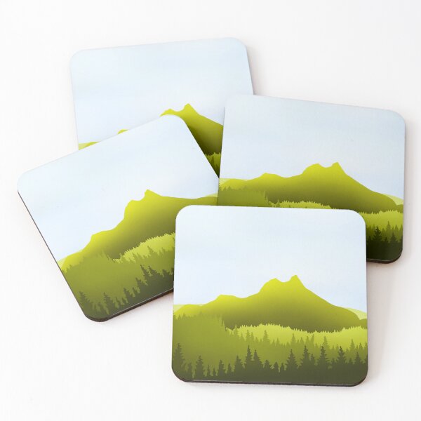 Item preview, Simple Mountain Forest designed and sold by Azriel Wiorek.