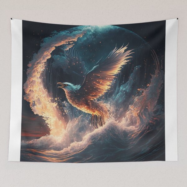 Item preview, The Phoenix Rising from the Ocean designed and sold by FethiC.