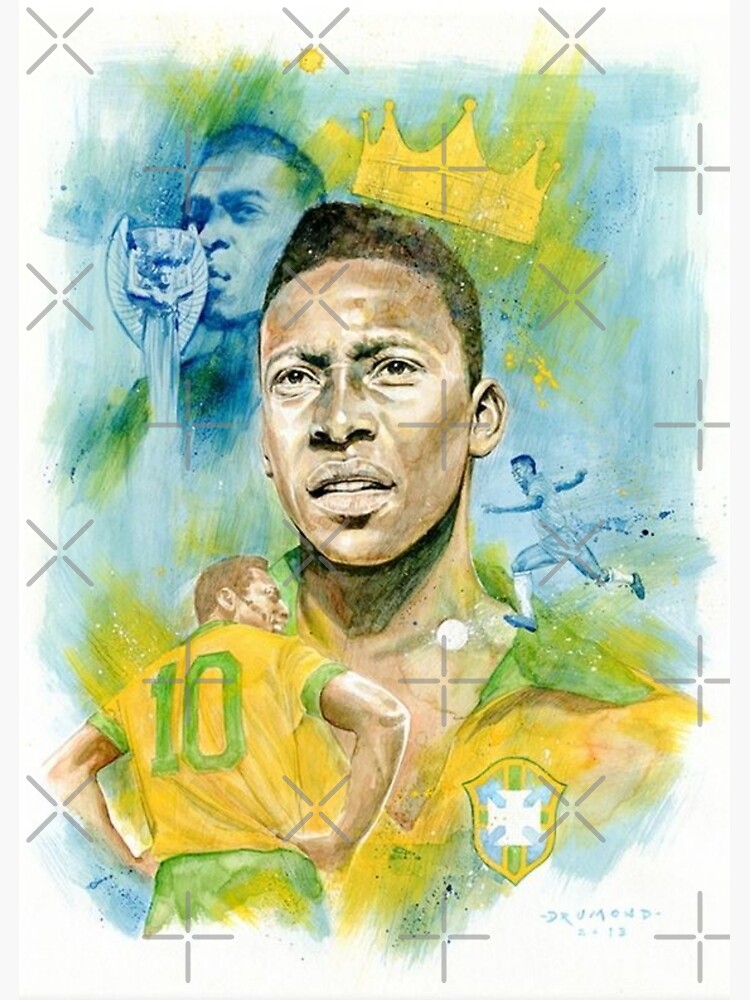 "Ó Rei Pelé Pele King of Football Soccer " Art Print for Sale by