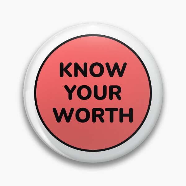 Item preview, Self esteem positive affirmations - Know your worth designed and sold by Inspirationmotivation.