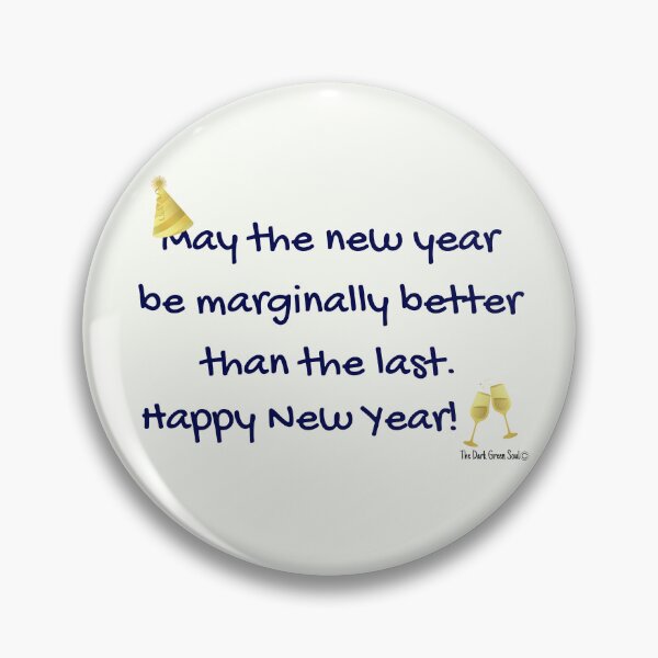 Item preview, Happy New Year! - Navy designed and sold by DarkGreenSoul.