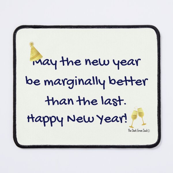 Item preview, Happy New Year! - Navy designed and sold by DarkGreenSoul.