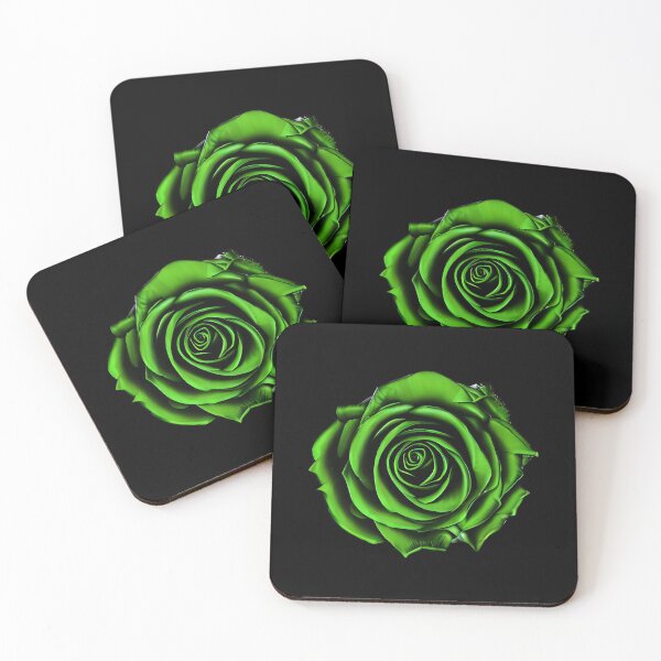 Item preview, Green rose flower designed and sold by gramizzia.