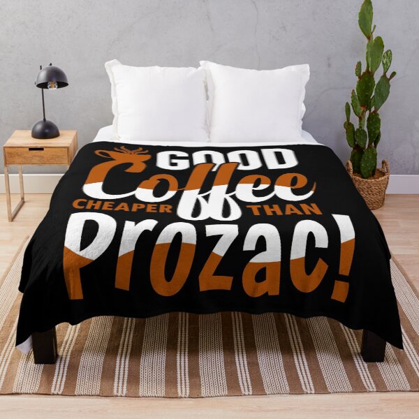 Item preview, Good Coffee Cheaper Than Prozac designed and sold by Cupsofdreams.