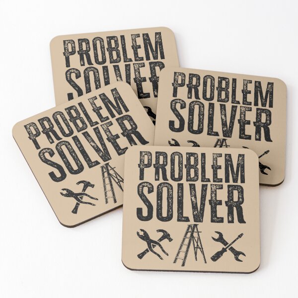 Item preview, Problem Solver: Handyman Handywoman Tools - Black designed and sold by Reconocer.