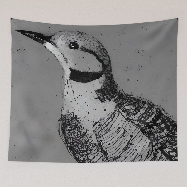 Item preview, Northern Flicker Woodpecker designed and sold by Aww_To_Z Animals.