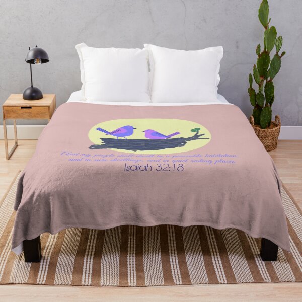 Item preview, Happy Nest Isaiah 32:18 verse designed and sold by lbgearhart.