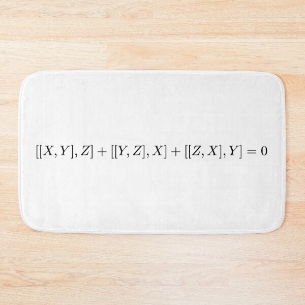 Item preview, Jacobi identity for generators of Lie algebras, math and physics designed and sold by NoetherSym.