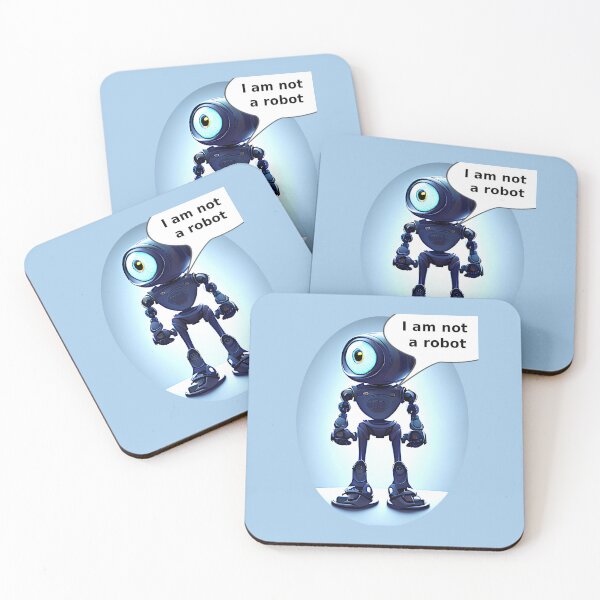 Item preview, 3D robot stickers designed and sold by artesilenciosa.