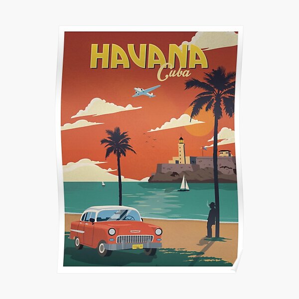 Havana Cuba Retro Poster Poster