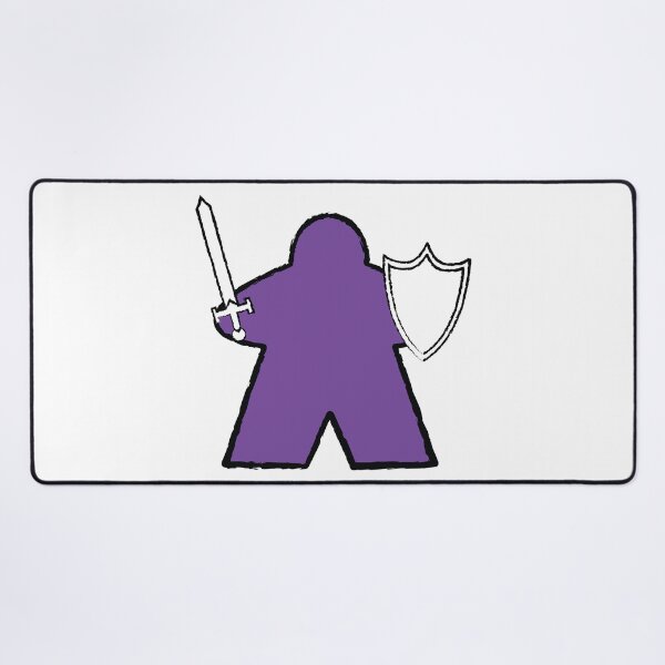 Item preview, Purple Knight Meeple! designed and sold by BaronsGames.