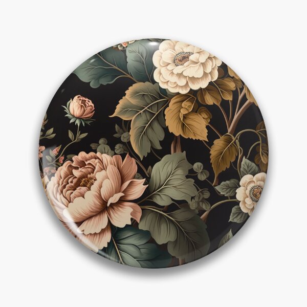 Item preview, Vintage Floral Dark Background Design 3 designed and sold by Juliascutecornr.