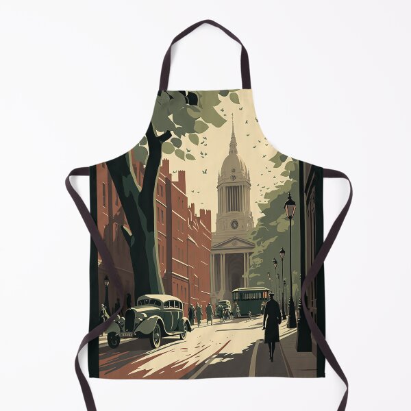 Item preview, Vintage 1930s St. Paul's Cathedral Street View designed and sold by Abili-Tees.