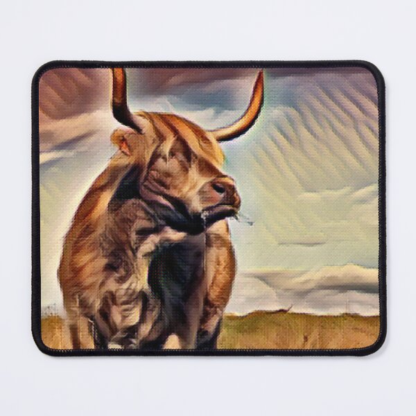 Item preview, Burly Highland Cow scouts out the pasture designed and sold by FarmsteadAcers.