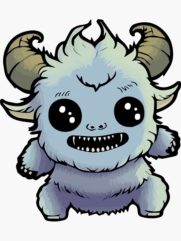 Chibi Kawaii Yeti - Cute Monsters - Magnet