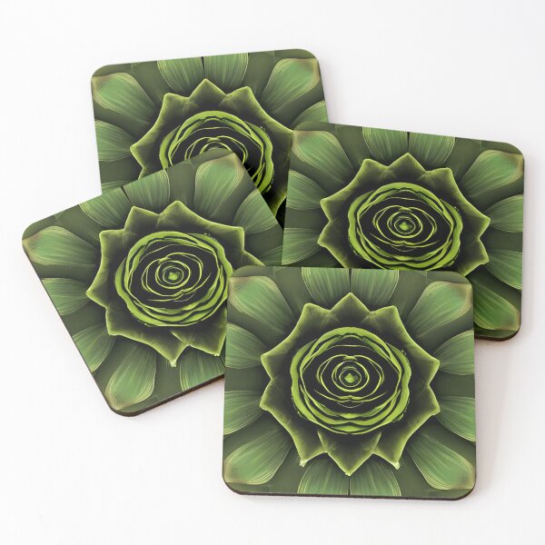 Item preview, Green rose flower designed and sold by gramizzia.