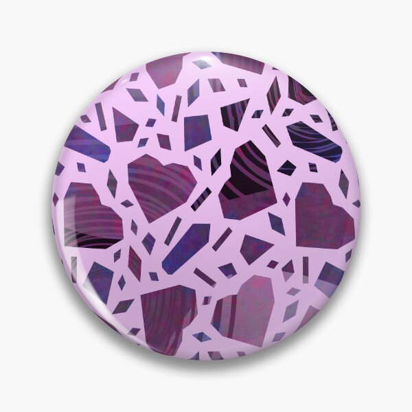 Item preview, Crystals and hearts pattern  designed and sold by TipTopTapo.