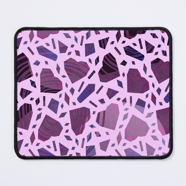 Item preview, Crystals and hearts pattern  designed and sold by TipTopTapo.