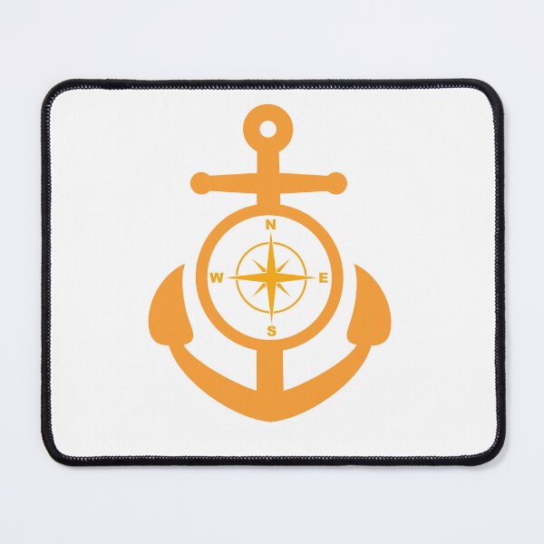 Item preview, Nautical symbols anchor and compass designed and sold by TheRightHonMP.