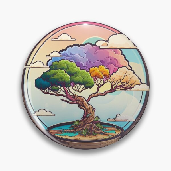 Item preview, Rainbow Bonsai Tree designed and sold by Black-Glove.