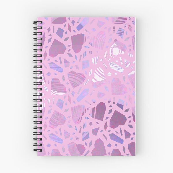 Item preview, Crystals and hearts pattern pink  designed and sold by TipTopTapo.