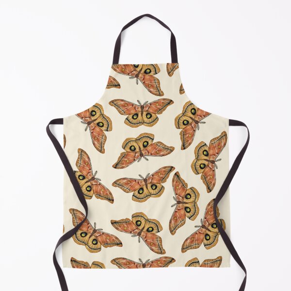 Item preview, Polyphemus Moth Watercolor Pattern designed and sold by ModelOrganism.