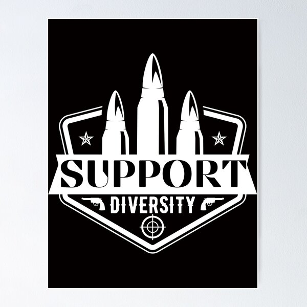 Item preview, Support diversity designed and sold by outlaw70.