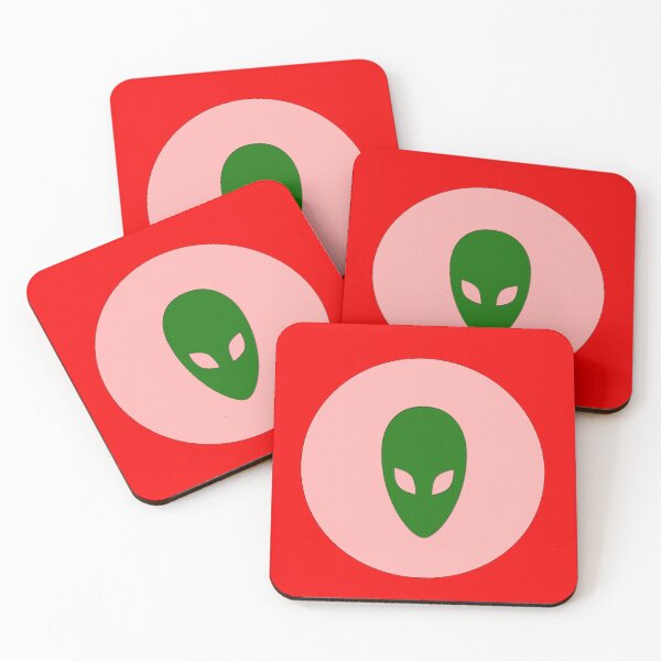 Item preview, Red Alien Pattern Socks designed and sold by deanworld.