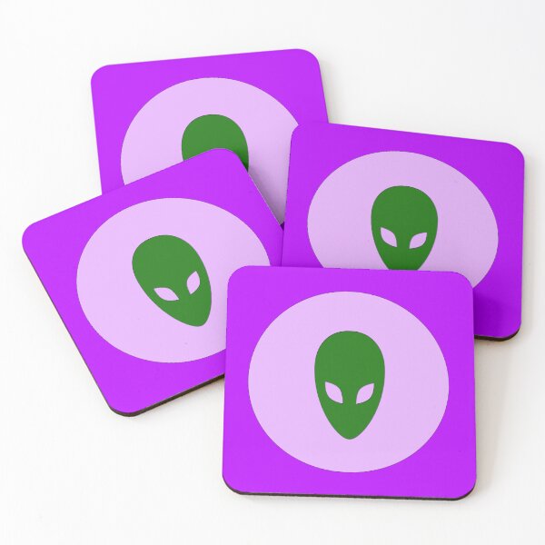 Item preview, Purple Alien Head Pattern Socks designed and sold by deanworld.