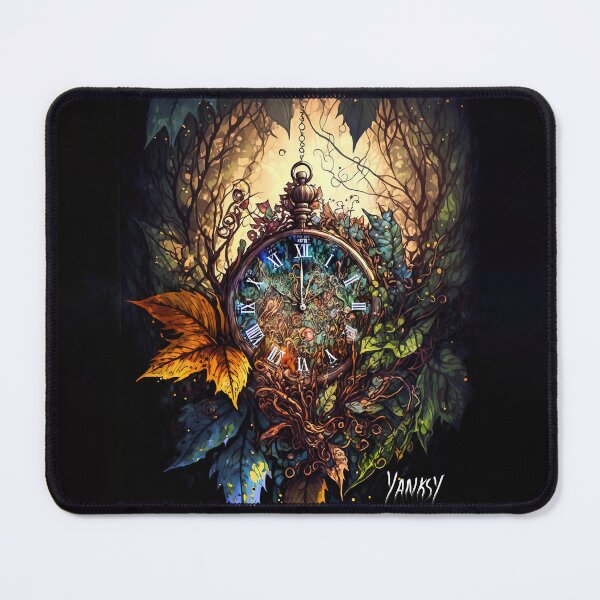 Item preview, Beautiful Fall Clock Digital Artwork designed and sold by BoogieThreads.