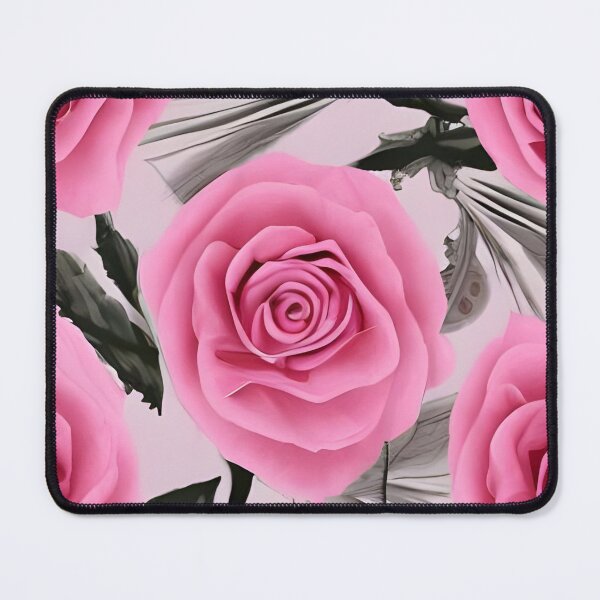 Item preview, Pink rose wallpaper designed and sold by gramizzia.
