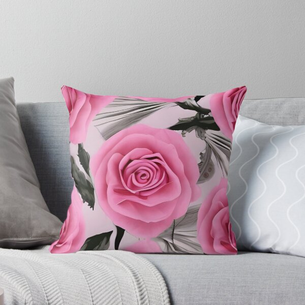 Item preview, Pink rose wallpaper designed and sold by gramizzia.