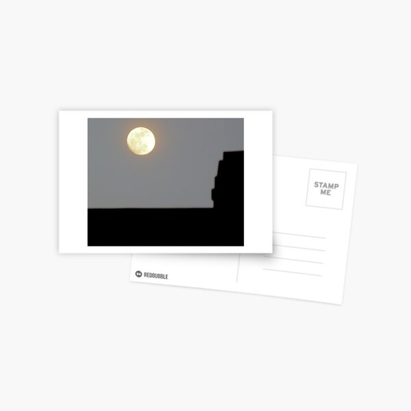 Full Moon Over Anaheim Postcard