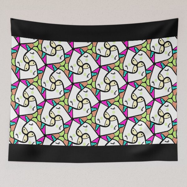 Item preview, Unicorn Geometric Pattern designed and sold by JLCableStudio.