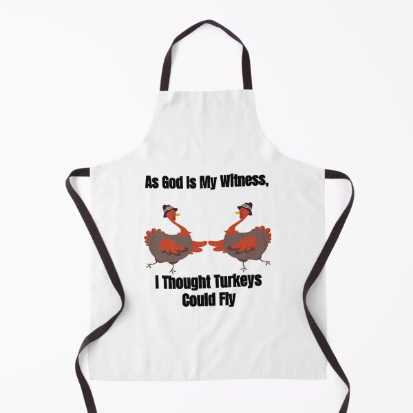 Item preview, As god is my witness, I thought turkeys could fly (Funny Vintage Thanksgiving Desing) designed and sold by BRAZILCOOLSHIRT.