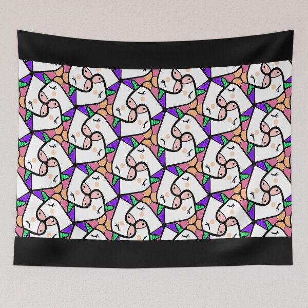 Item preview, Unicorn Geometric Pattern designed and sold by JLCableStudio.