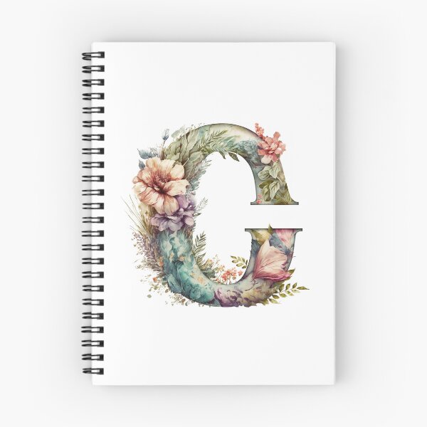 Item preview, Floral Garden Watercolor Monogram Letter C designed and sold by FloralFancy.