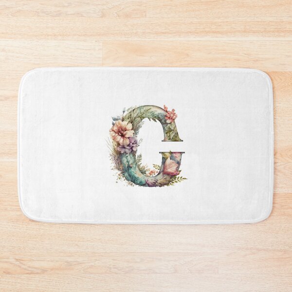 Item preview, Floral Garden Watercolor Monogram Letter C designed and sold by FloralFancy.