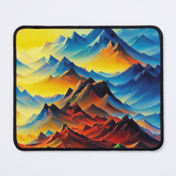 Item preview, Abstract Mountain Art designed and sold by ArtsyWishesShop.