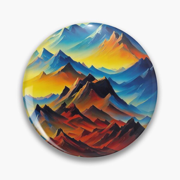 Item preview, Abstract Mountain Art designed and sold by ArtsyWishesShop.