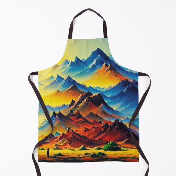 Item preview, Abstract Mountain Art designed and sold by ArtsyWishesShop.