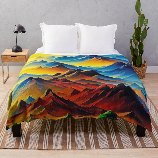 Item preview, Abstract Mountain Art designed and sold by ArtsyWishesShop.