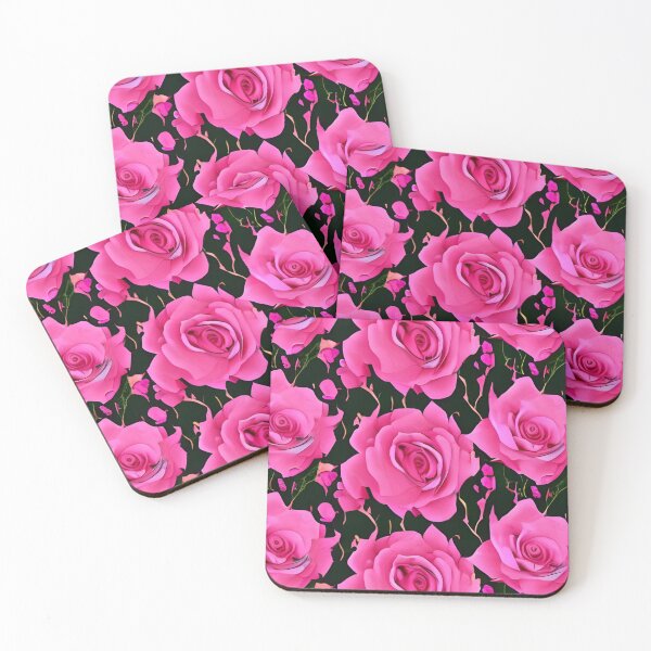 Item preview, Pink rose wallpaper designed and sold by gramizzia.