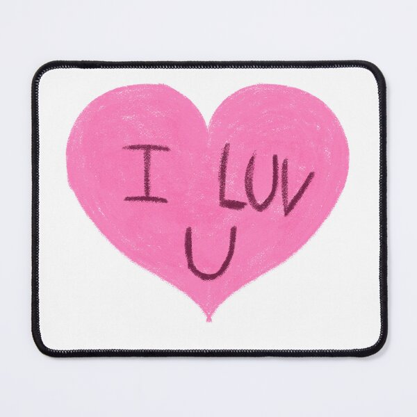 Item preview, I LUV U - Lovely Heart designed and sold by TyraVectorX.
