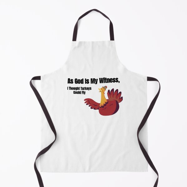 Item preview, As god is my witness, I thought turkeys could fly (Funny Vintage Thanksgiving Desing) designed and sold by BRAZILCOOLSHIRT.
