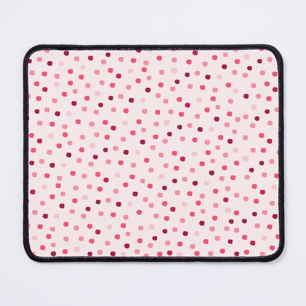 Item preview, Saint Valentine pattern with red hearts on white and pink background. designed and sold by Acolors.