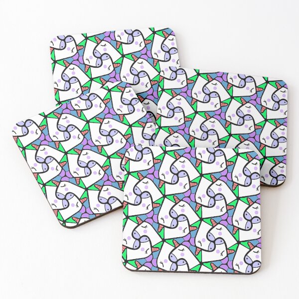 Item preview, Unicorn Geometric Pattern designed and sold by JLCableStudio.