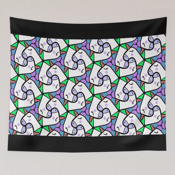 Item preview, Unicorn Geometric Pattern designed and sold by JLCableStudio.