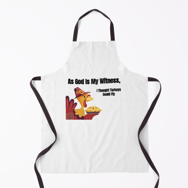Item preview, Copy of As god is my witness, I thought turkeys could fly (Funny Vintage Thanksgiving Desing) designed and sold by BRAZILCOOLSHIRT.